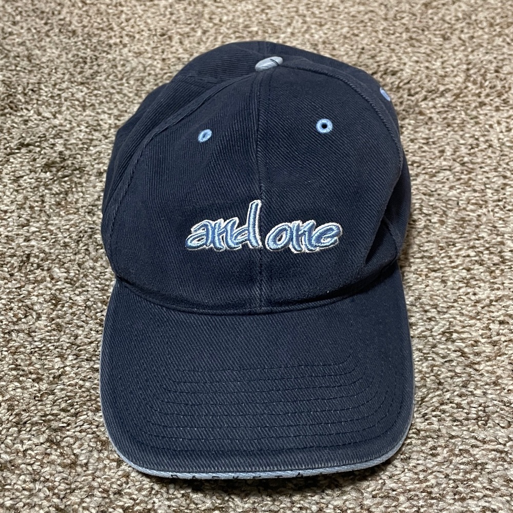 And One Navy Blue Cap with Embroidered Logo